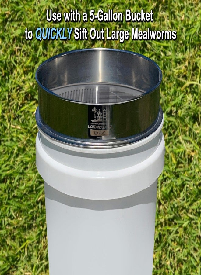 Mealworm Farming Solutions MFS' D-11 Lightning Sifter Large Mealworm Sifting Pan (2nd Gen) - Image 2